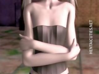 Sexy 3d hentai cutie prende inchiodato