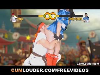 Sex and Violence in this Porn Parody of Street Fighter