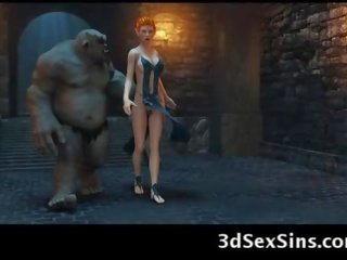 3d evil ogres ебать elf принцеса!