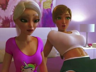 FUTA enticing 3D adult movie Animation (ENG Voices)