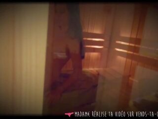 Vends-ta-culotte - francesa mademoiselle é uma merda em o sauna: xxx filme 36